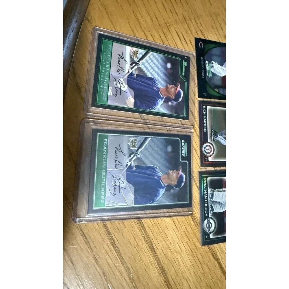 2006-2011 Topps Chrome Refractor Lot 5 Jonathan Lucroy RC Franklin Gutierrez